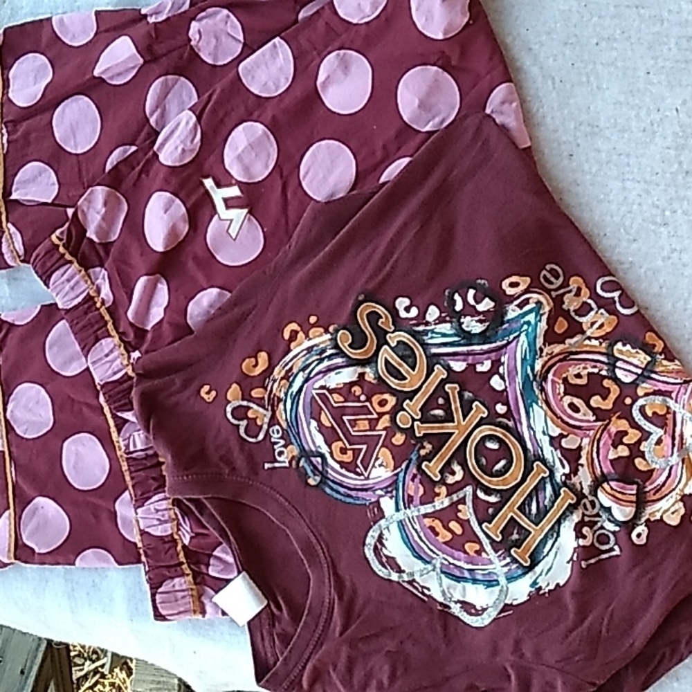 Virginia Tech pajamas shirt and pants